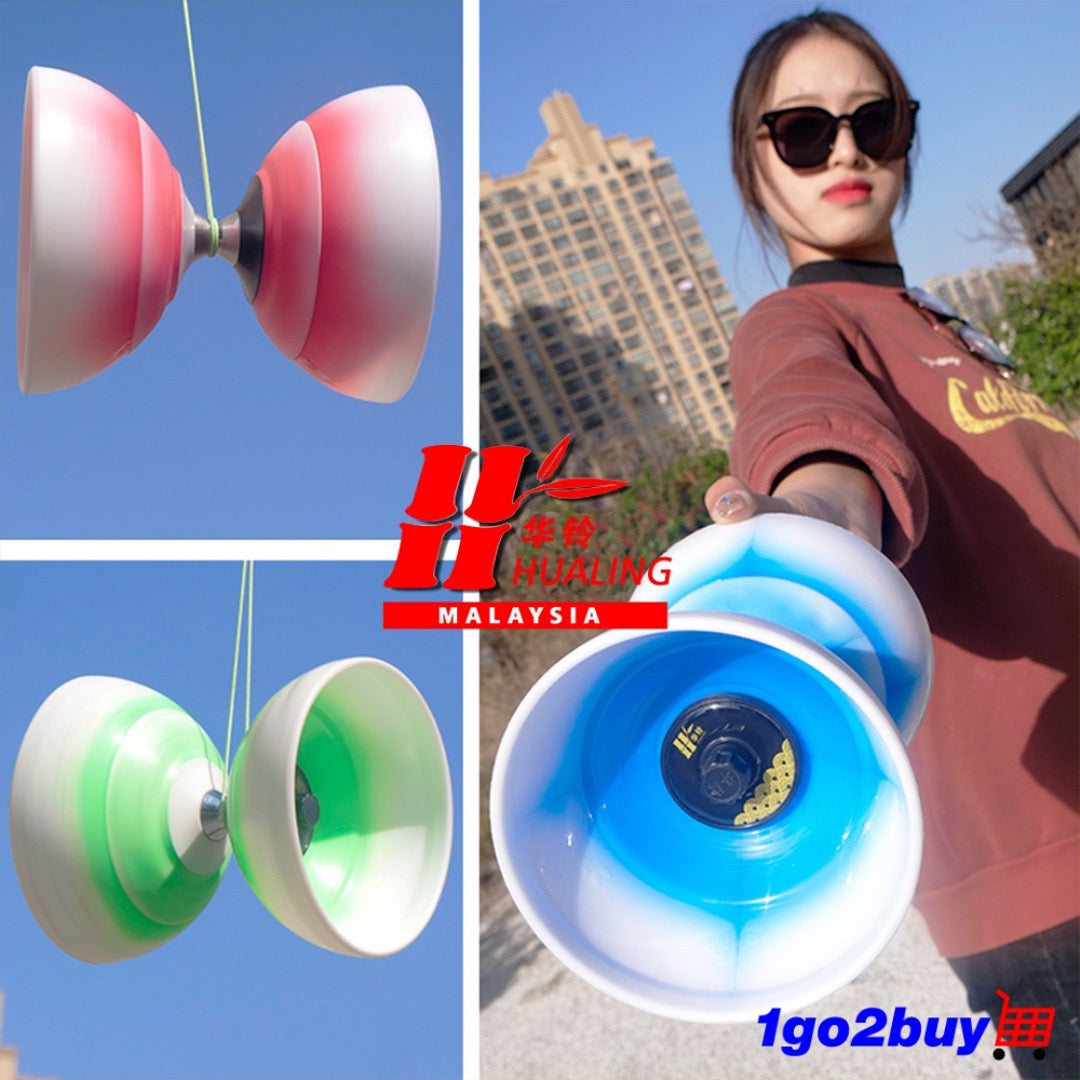 【Hualing 华铃】Big Fire Flame Diabolo 大号烈火铃 - 3-Bearing Axle 三培