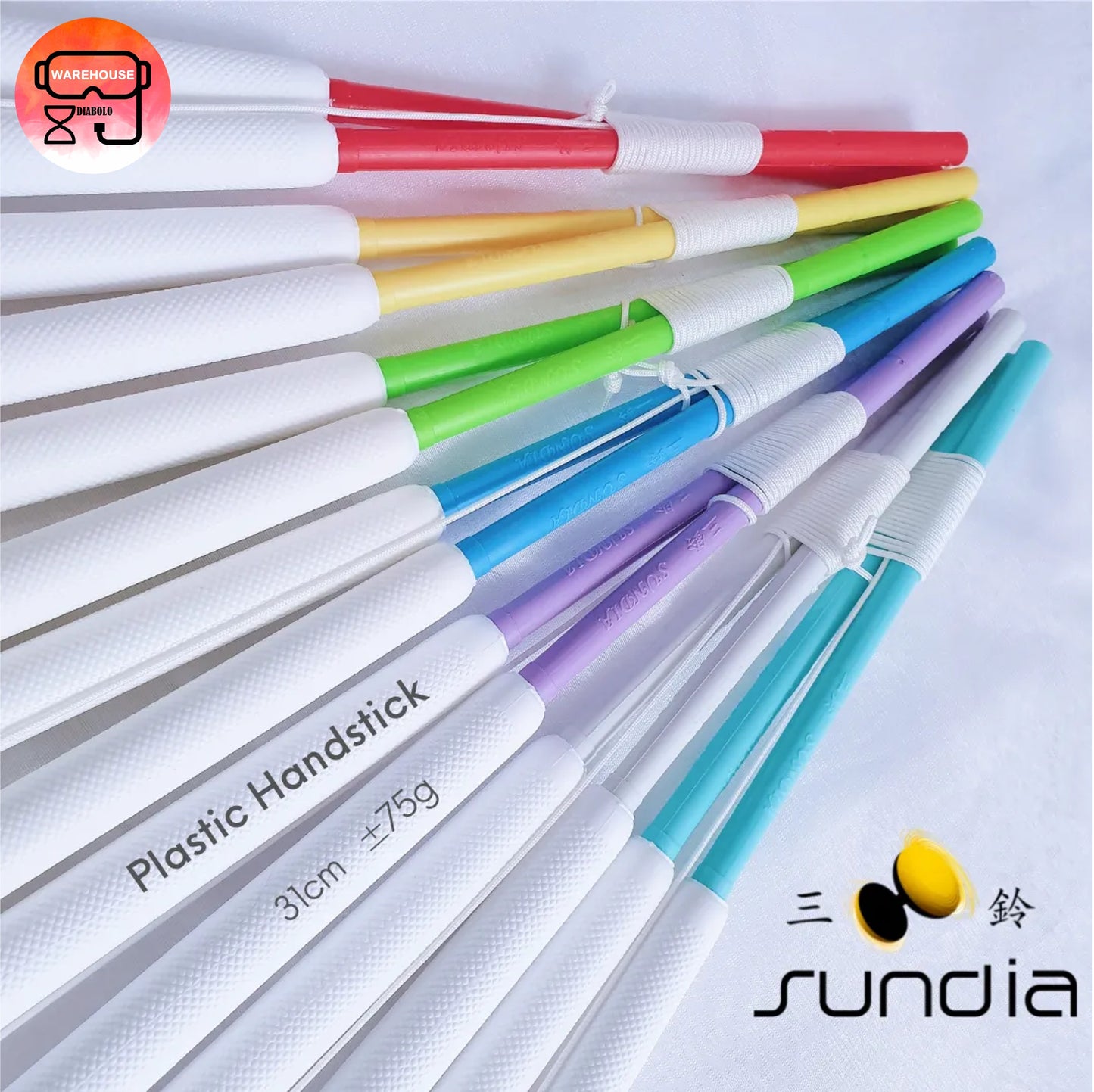 【Sundia 三铃】Diabolo Plastic Handstick 塑料棍