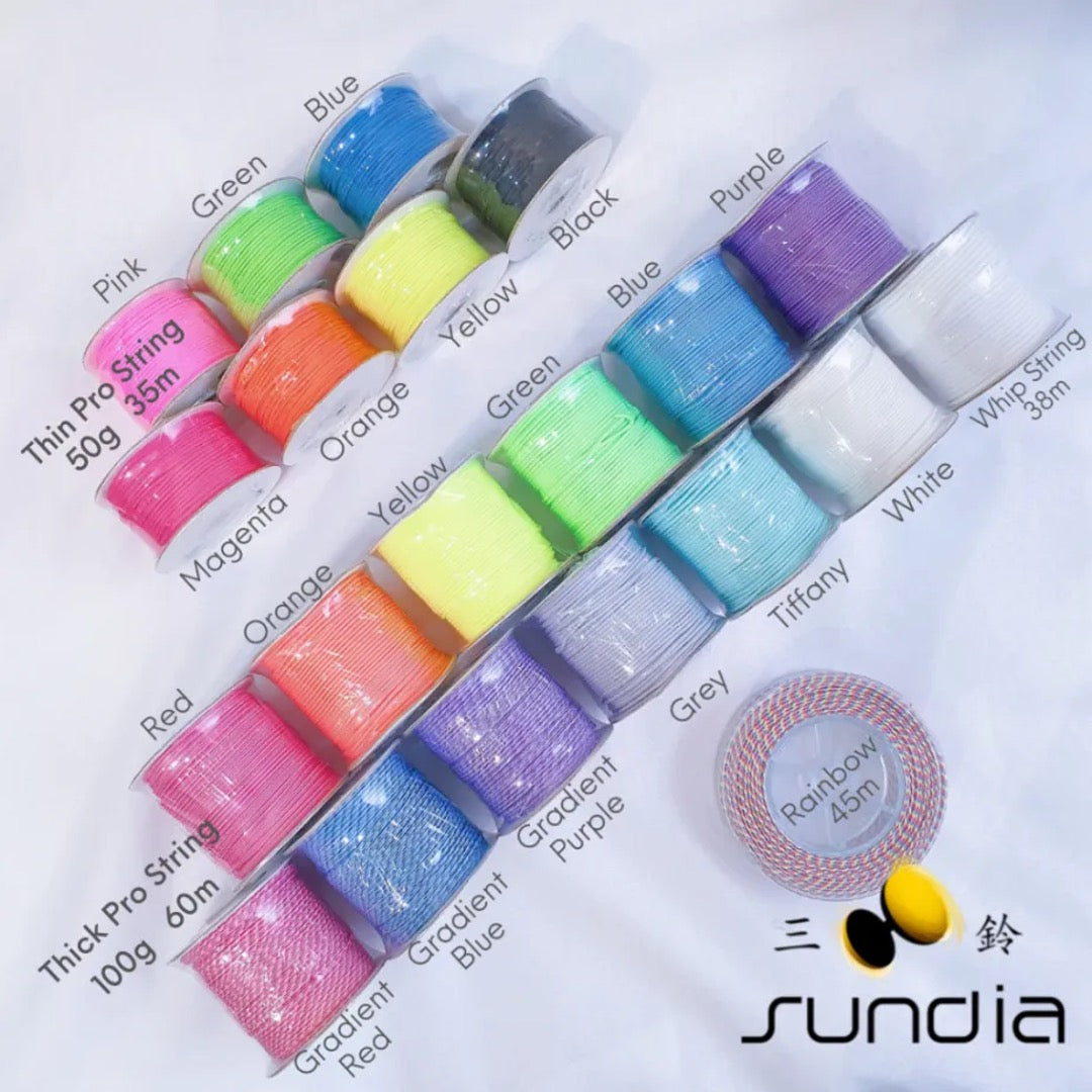 【Sundia 三铃】50g Thin Pro String B 单色线 弹性强韧线
