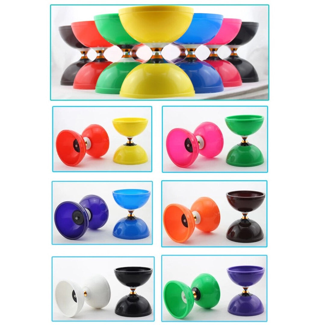 【Hualing 华铃】Big Ten Colour Diabolo 大号十色铃 - Fixed Axle 定轴