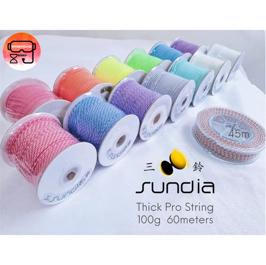 【Sundia 三铃】100g Thick Pro String A 双色线 精致强韧线