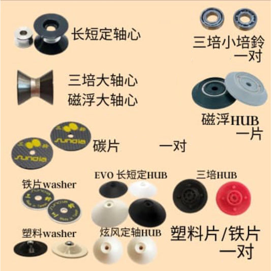 【Sundia 三铃】Diabolo Axle Parts 扯铃零件 - bolt 直心